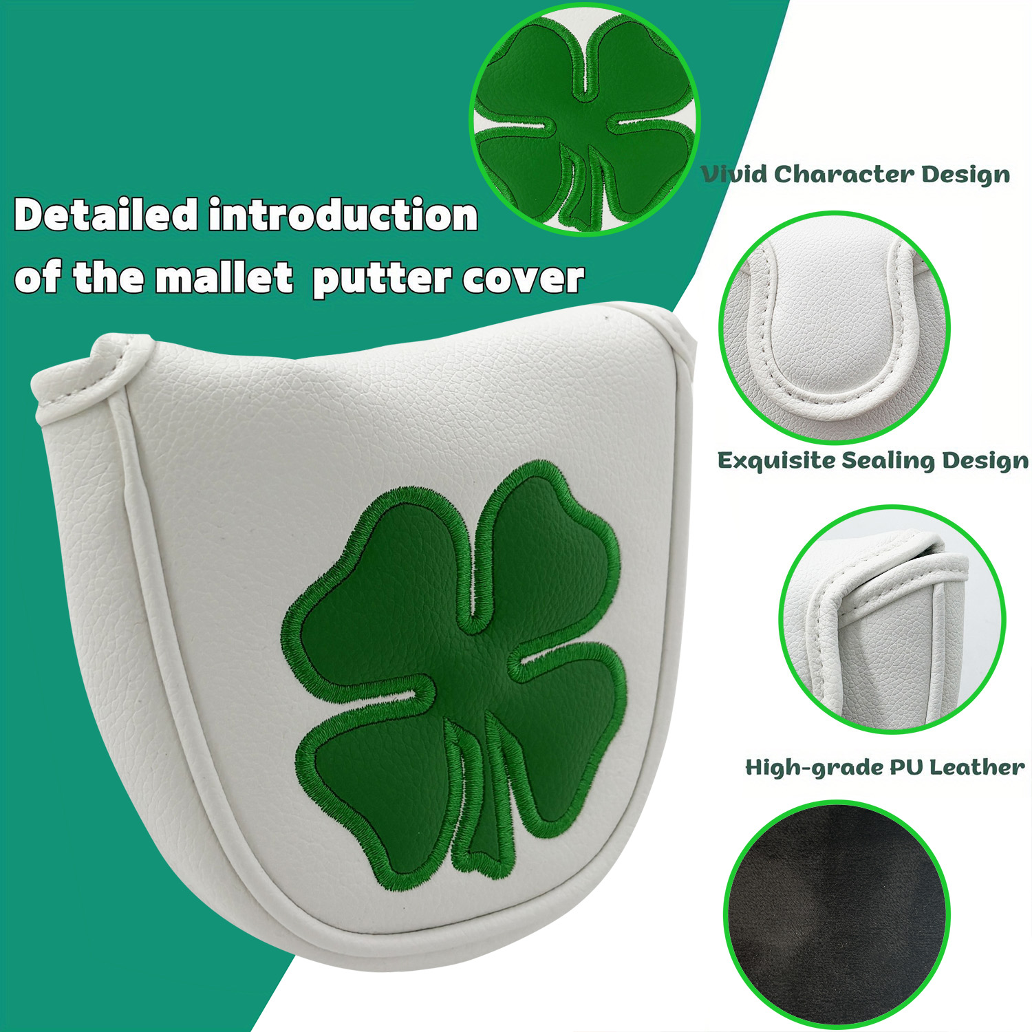 1 funda para cabeza de putter, - Golf Equipment Storage reseña y precio